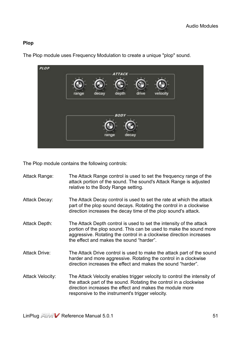 Plop | LinPlug RMV User Manual | Page 51 / 154