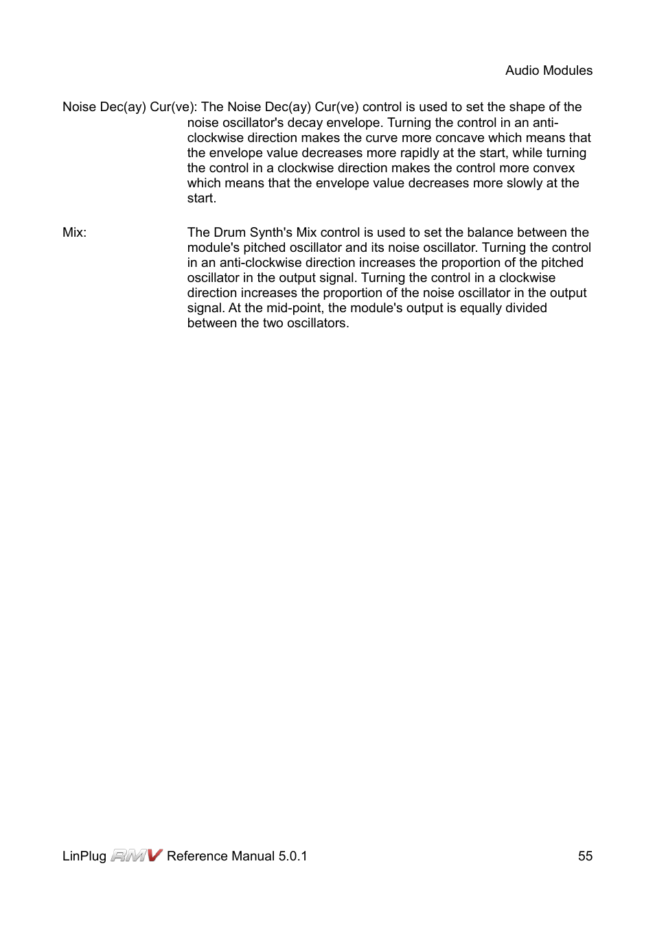 LinPlug RMV User Manual | Page 55 / 154