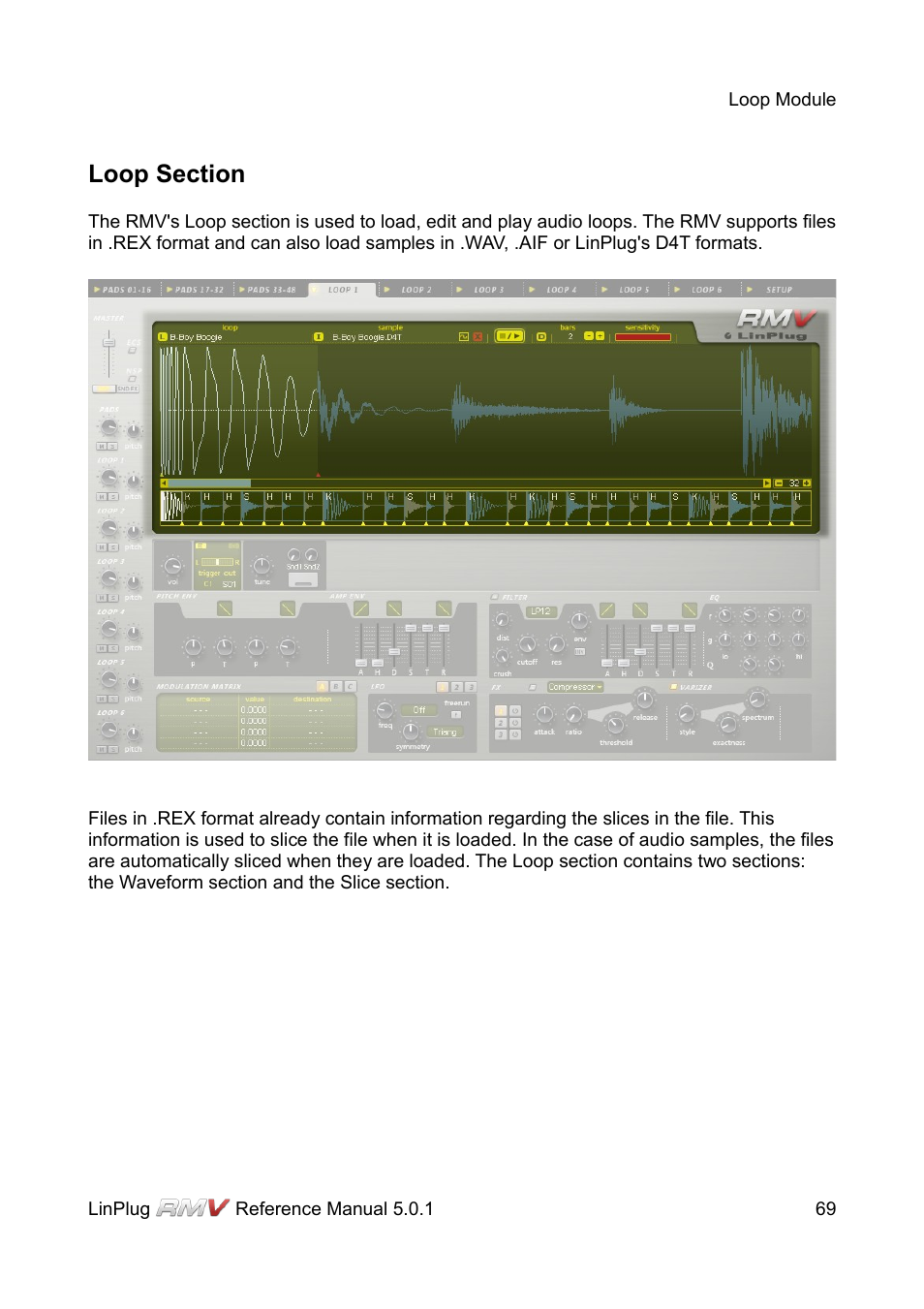 Loop section | LinPlug RMV User Manual | Page 69 / 154