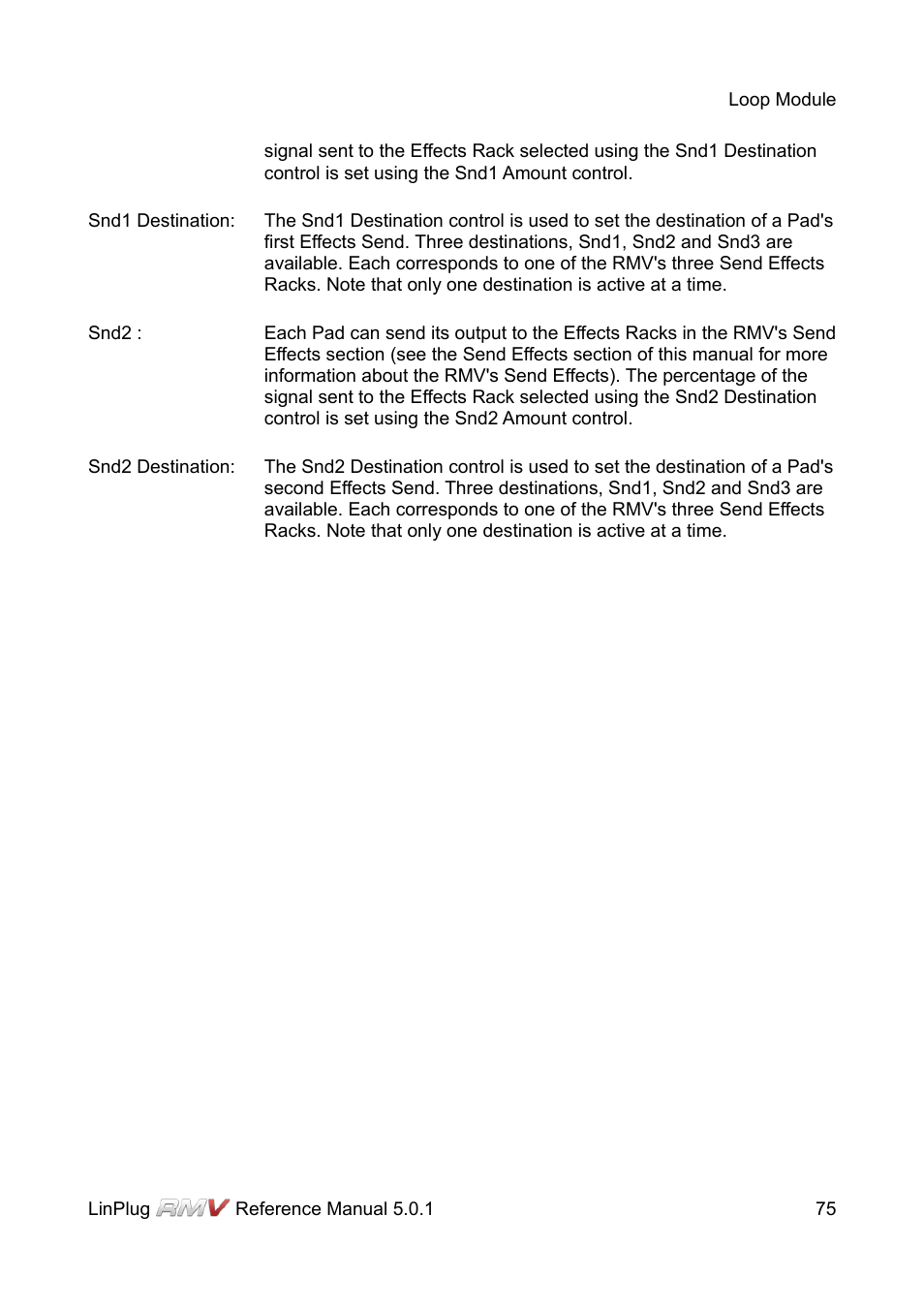 LinPlug RMV User Manual | Page 75 / 154