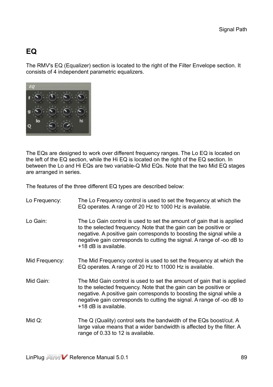 LinPlug RMV User Manual | Page 89 / 154