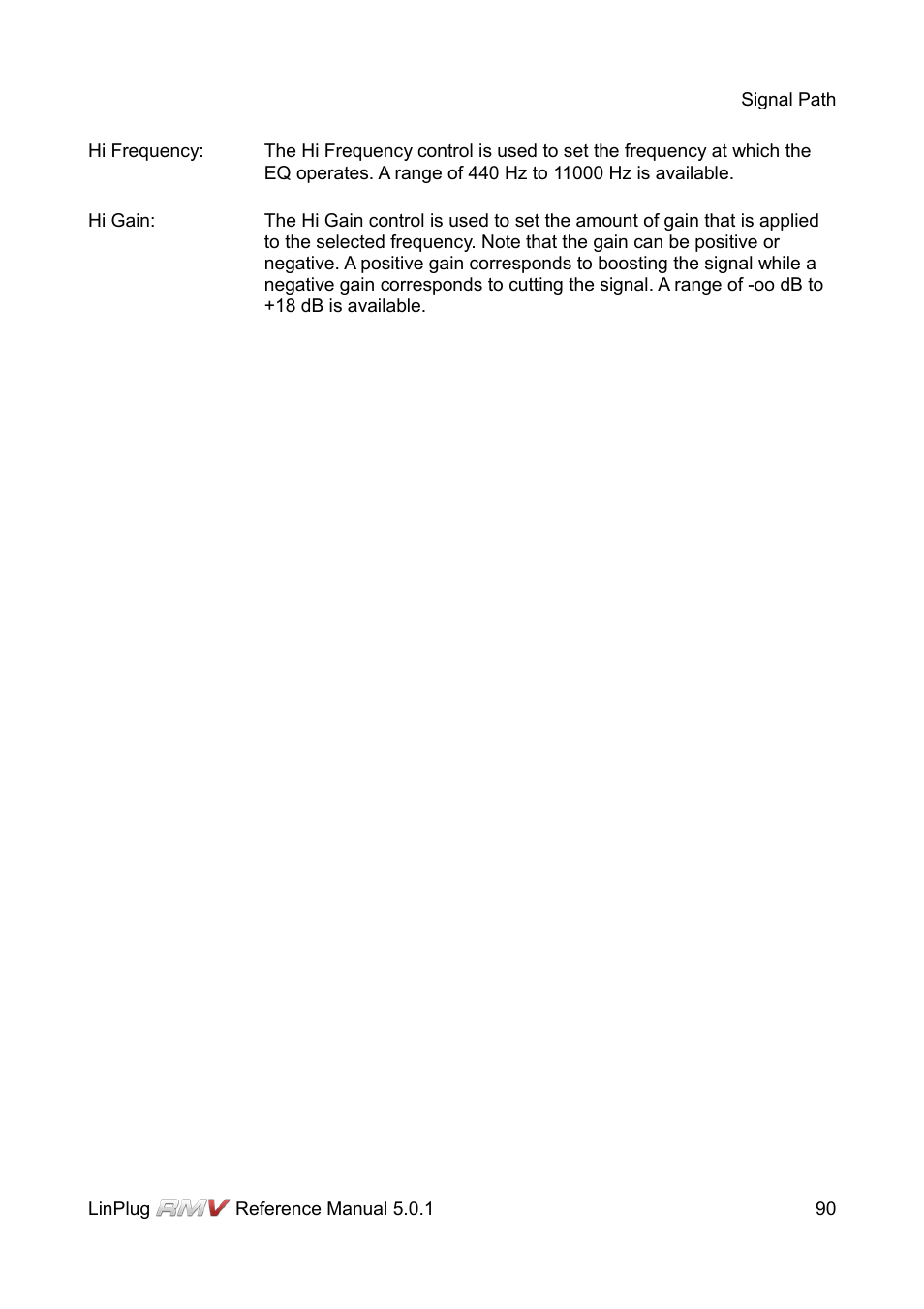 LinPlug RMV User Manual | Page 90 / 154