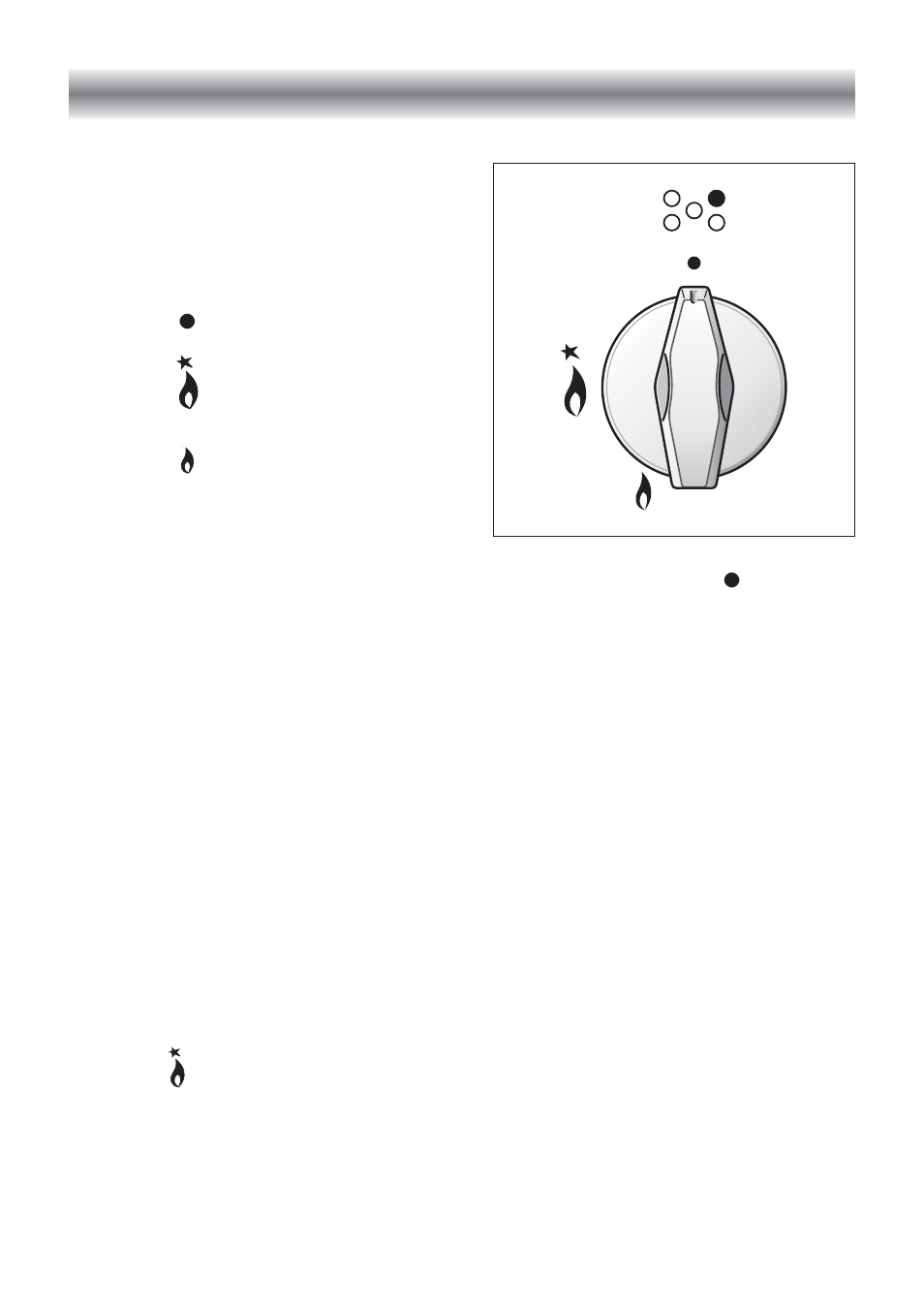 How to use the hob burners, Lighting of the hob burners, Electric ignition | Hob burners | CDA RC 9000 User Manual | Page 11 / 44
