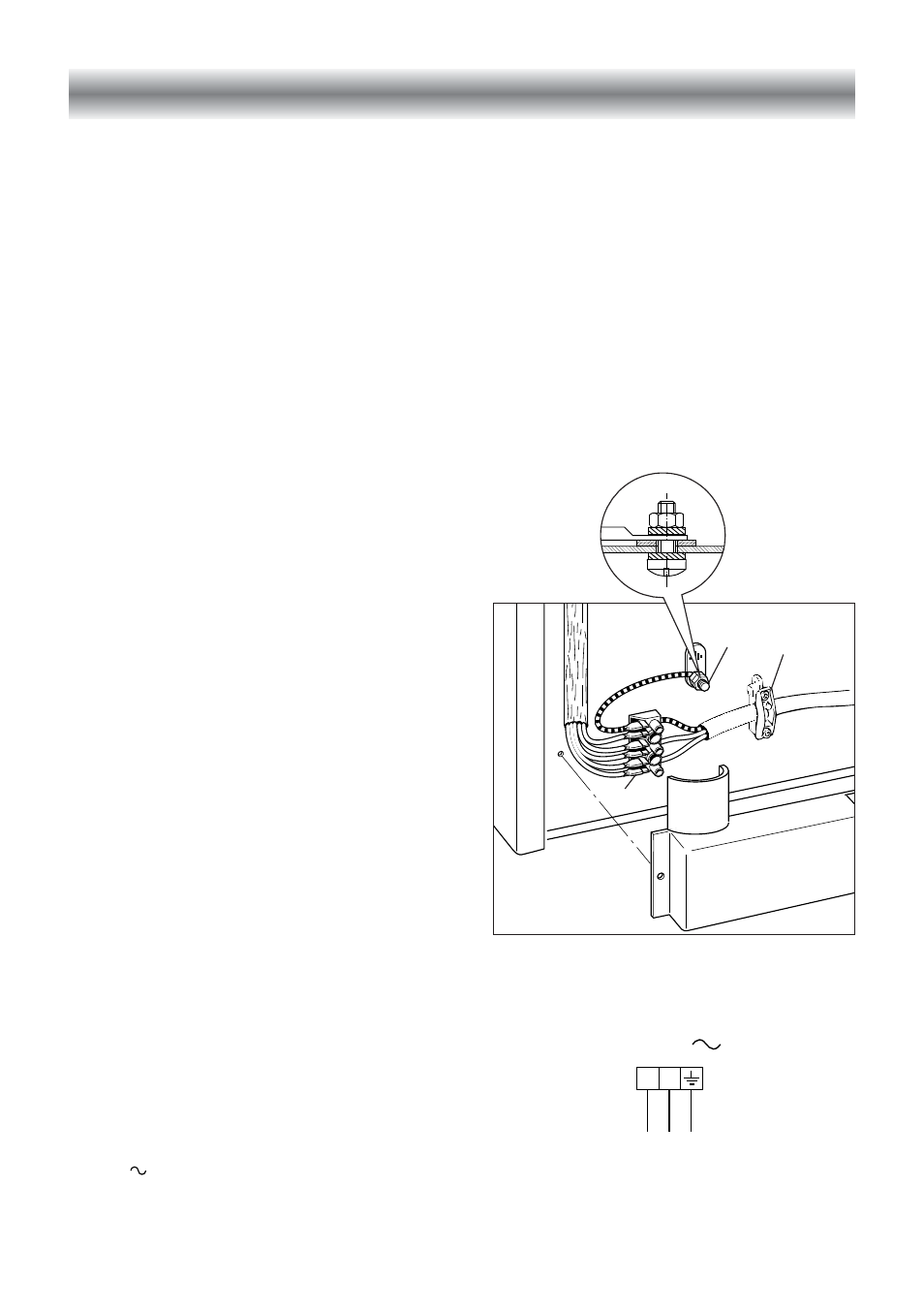 Electrical installation, Connecting feeder cable | CDA RC 9000 User Manual | Page 41 / 44