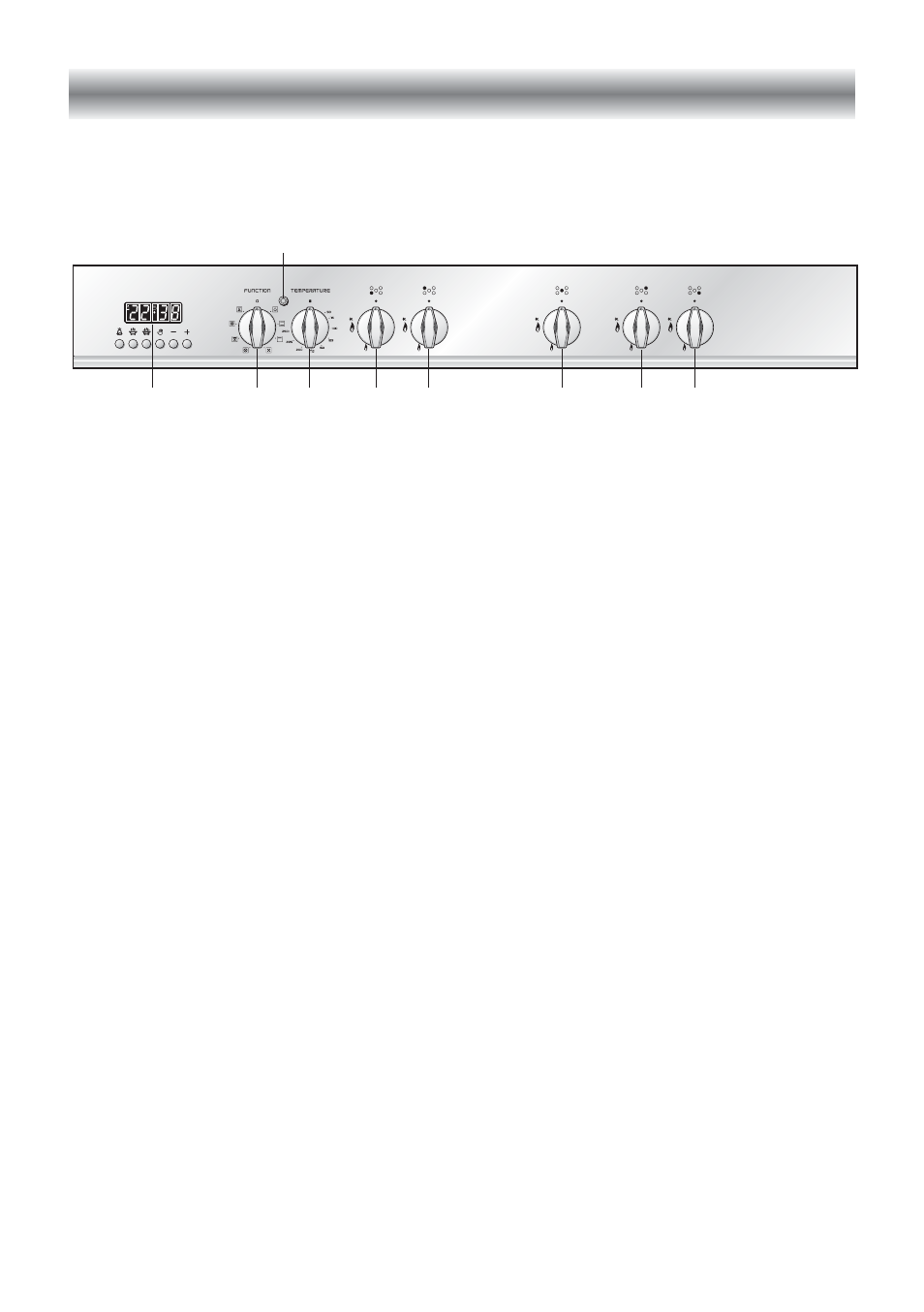 Control panel, Control panel - controls description, Pilot lamp | CDA RC 9000 User Manual | Page 6 / 44