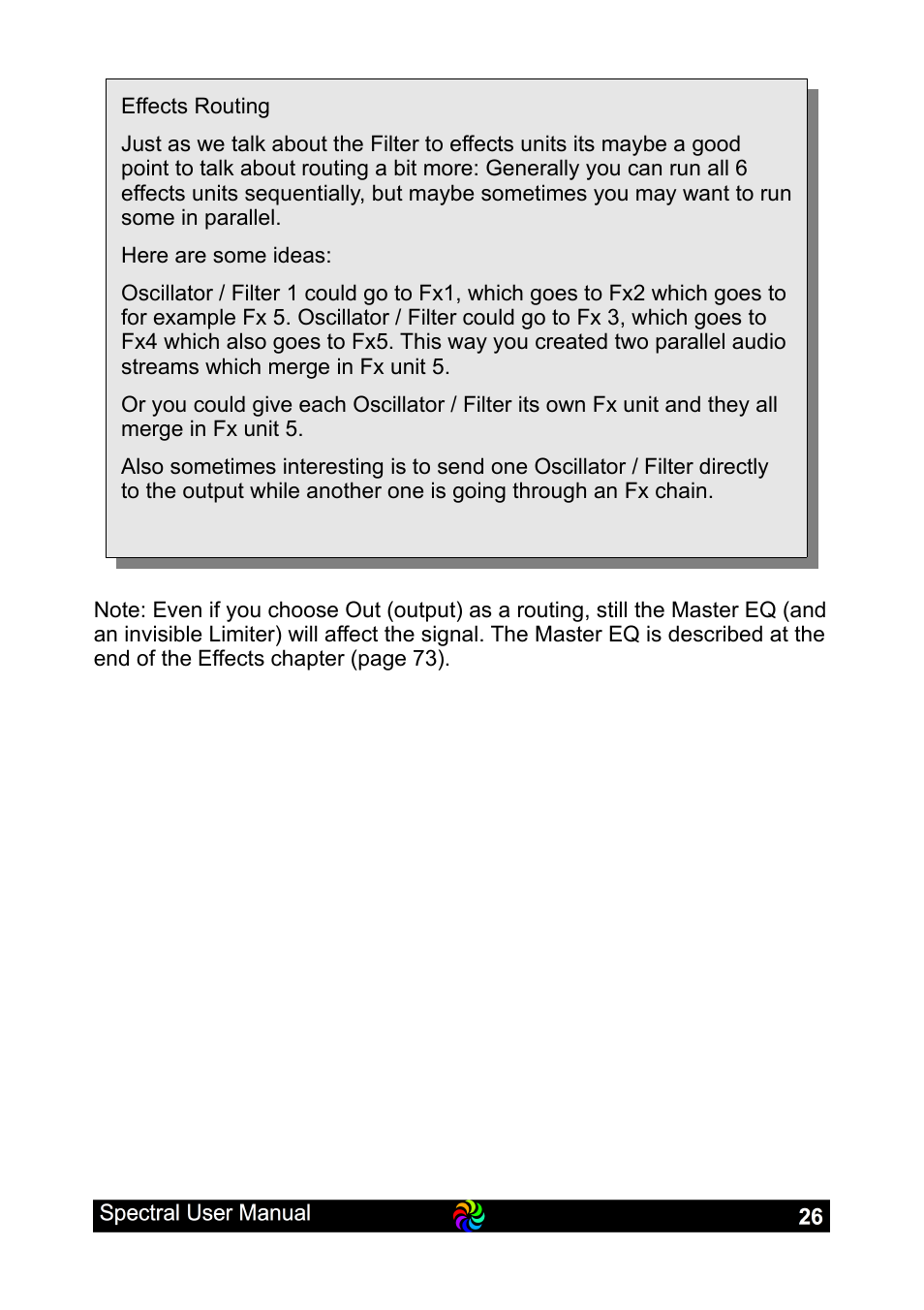 LinPlug Spectral User Manual | Page 26 / 107