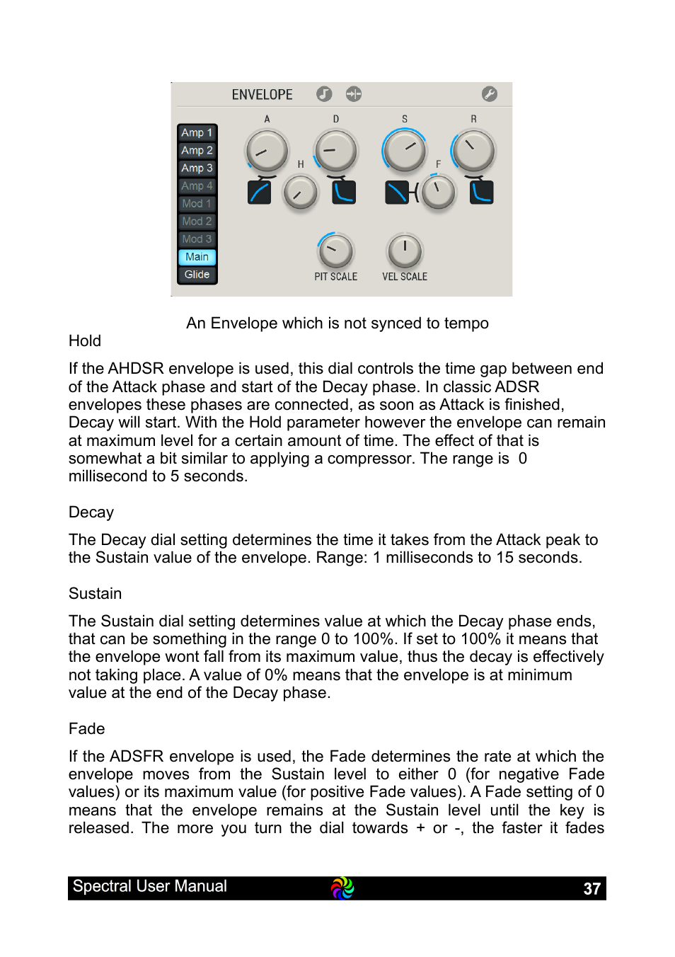 LinPlug Spectral User Manual | Page 37 / 107