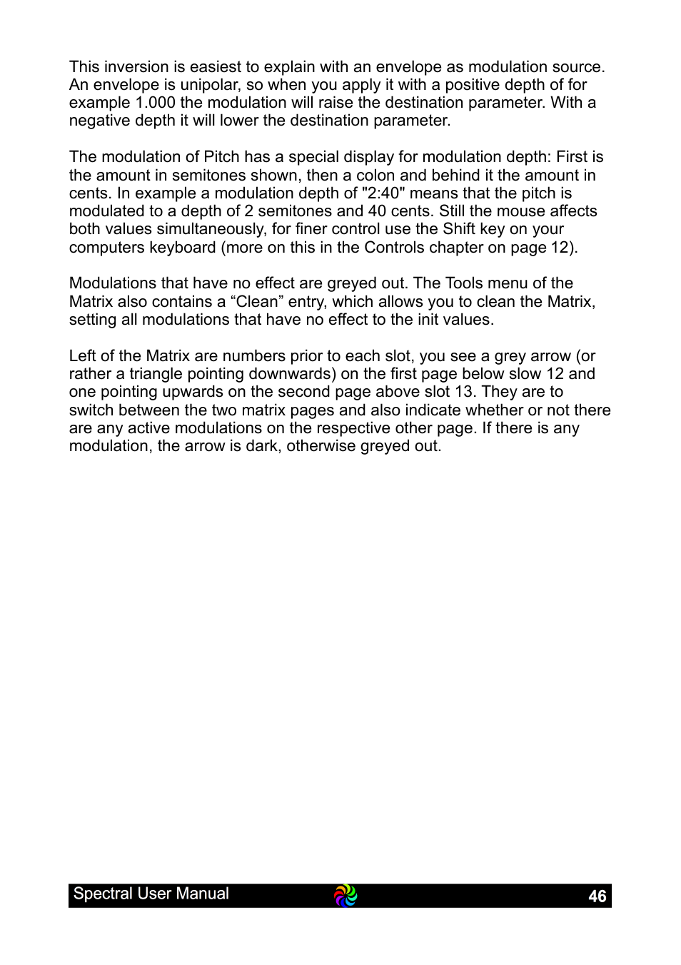 LinPlug Spectral User Manual | Page 46 / 107