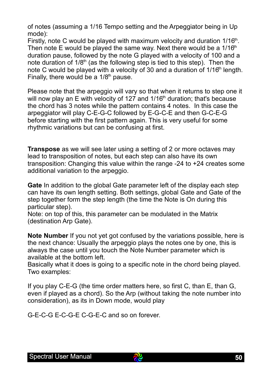 LinPlug Spectral User Manual | Page 50 / 107