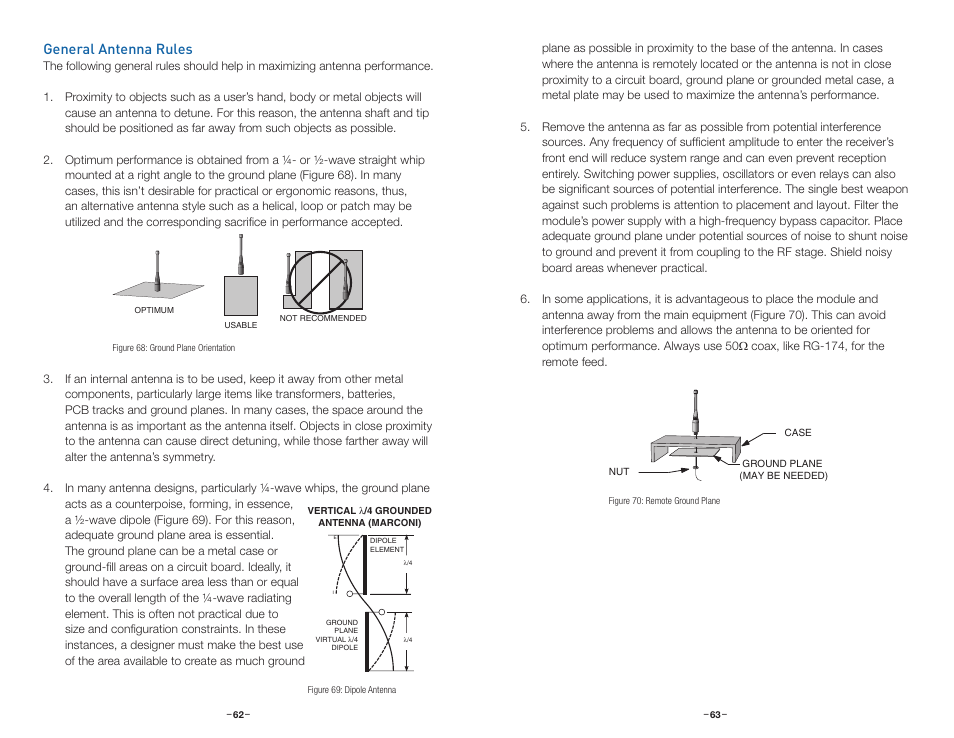 General antenna rules | Linx Technologies HUM-xxx-DT User Manual | Page 34 / 37