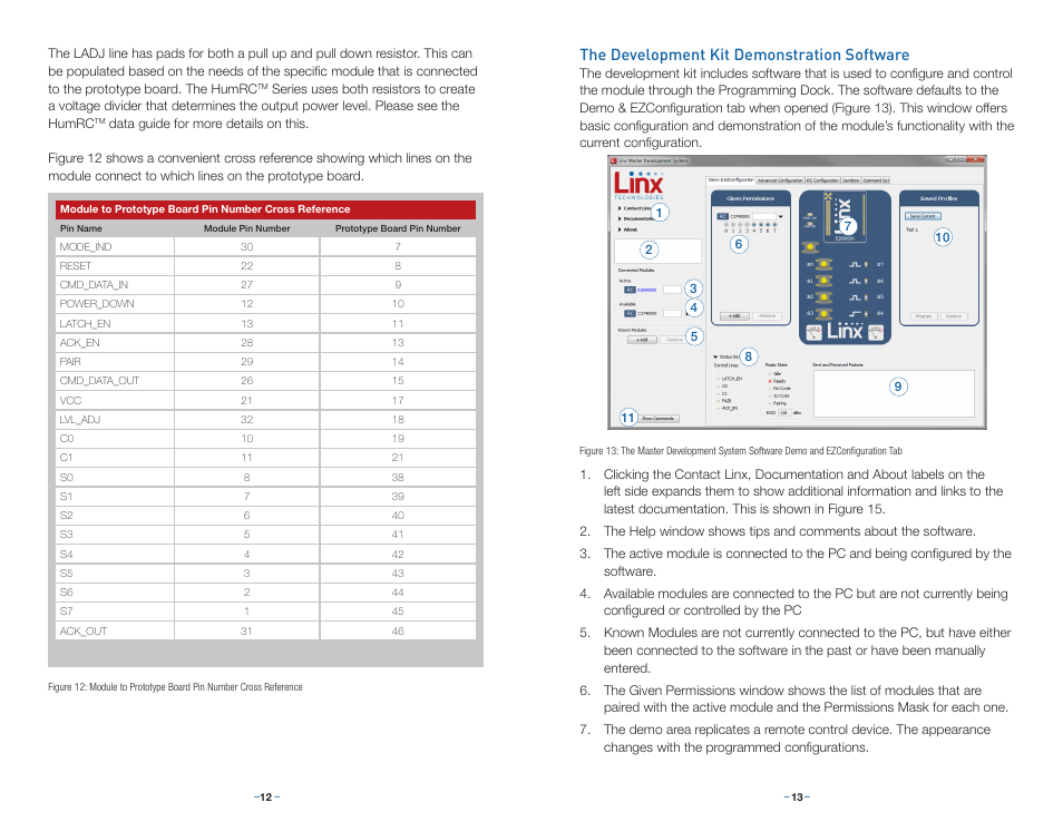 The development kit demonstration software | Linx Technologies MDEV-xxx-RC User Manual | Page 9 / 25