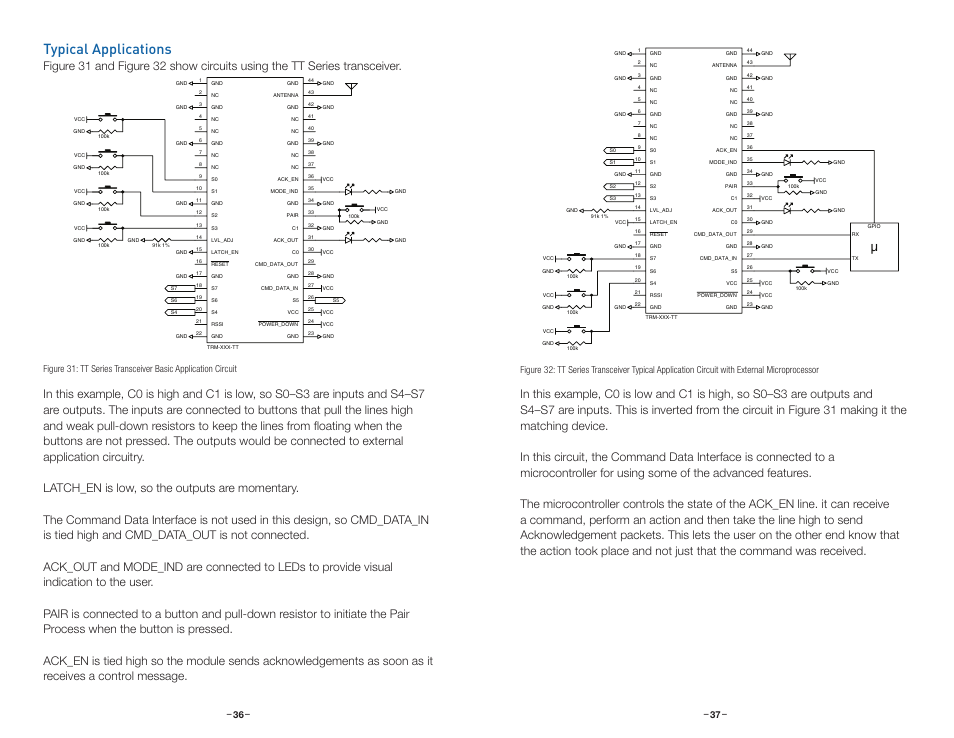 Typical applications | Linx Technologies TRM-xxx-TT User Manual | Page 21 / 29