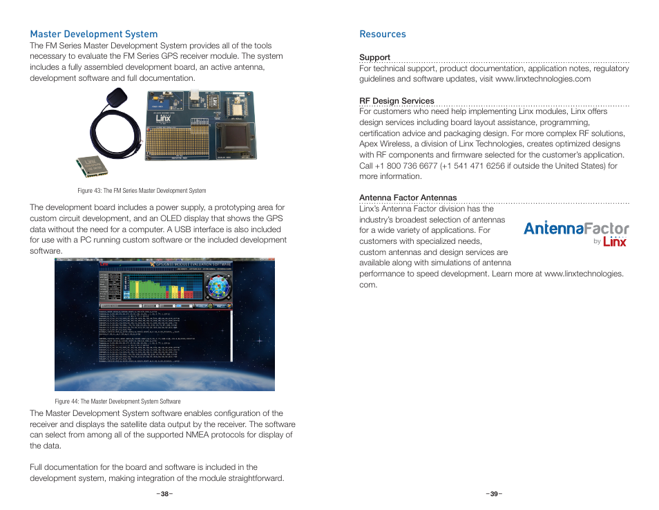 Master development system, Resources | Linx Technologies RXM-GPS-FM User Manual | Page 22 / 27