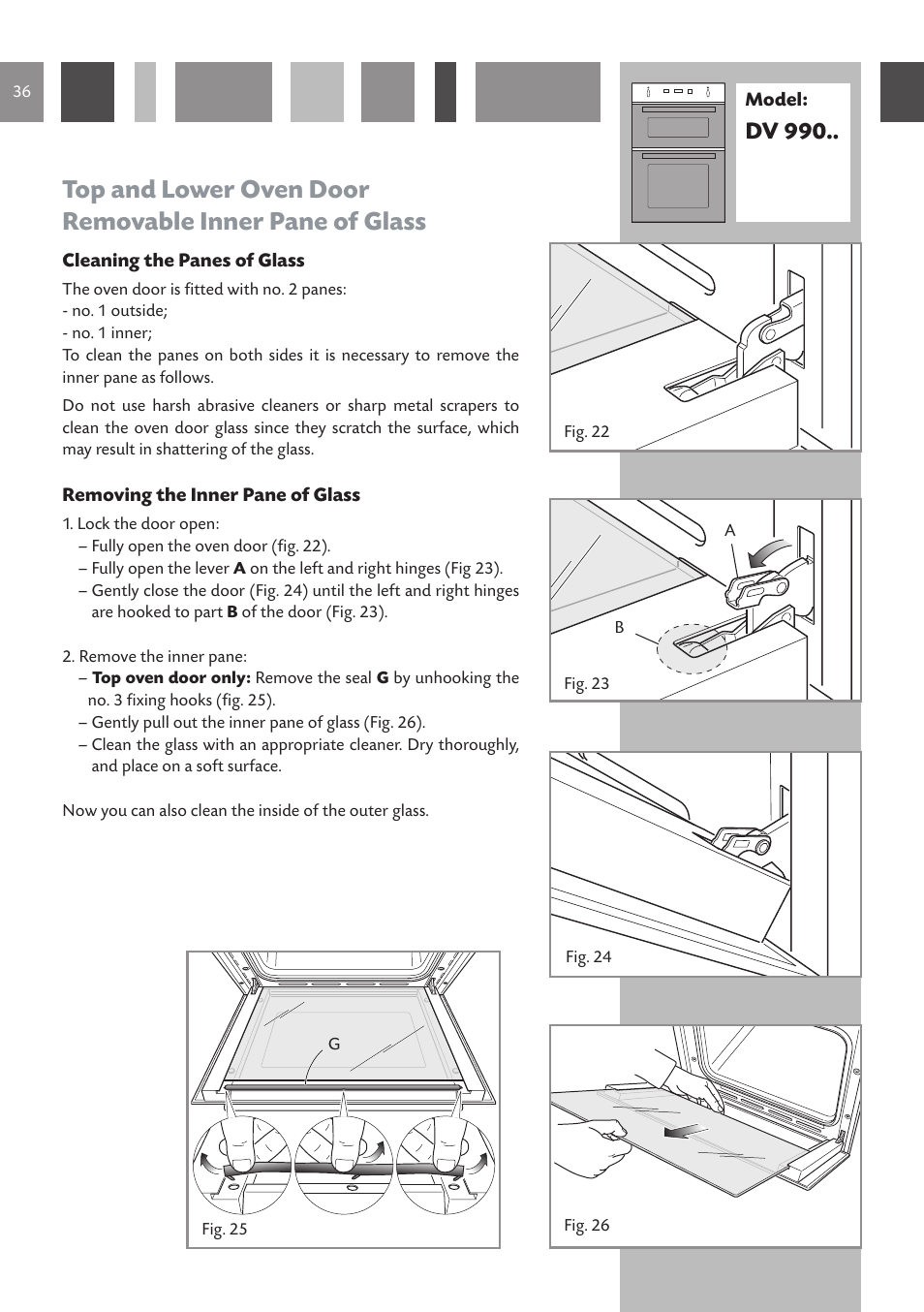 Dv 990 | CDA DV 990 User Manual | Page 36 / 52