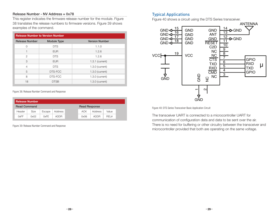 Typical applications, Regreleasenum | Linx Technologies TRM-915-DTS User Manual | Page 17 / 25
