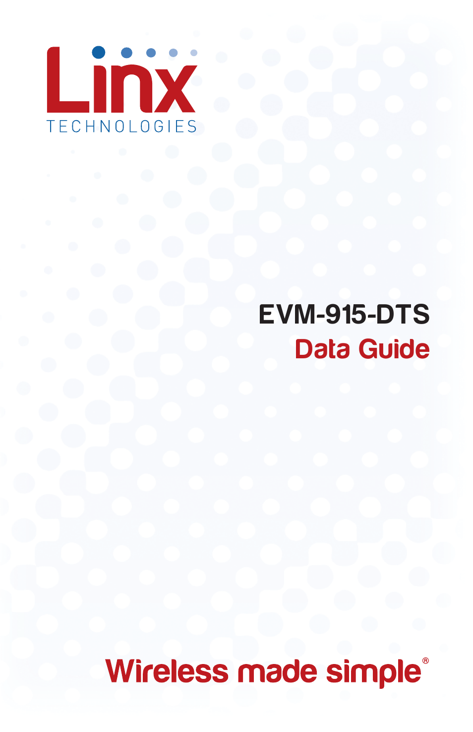 Linx Technologies EVM-915-DTS User Manual | 9 pages