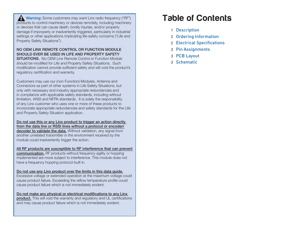 Linx Technologies EVM-GPS-R4 User Manual | Page 2 / 5
