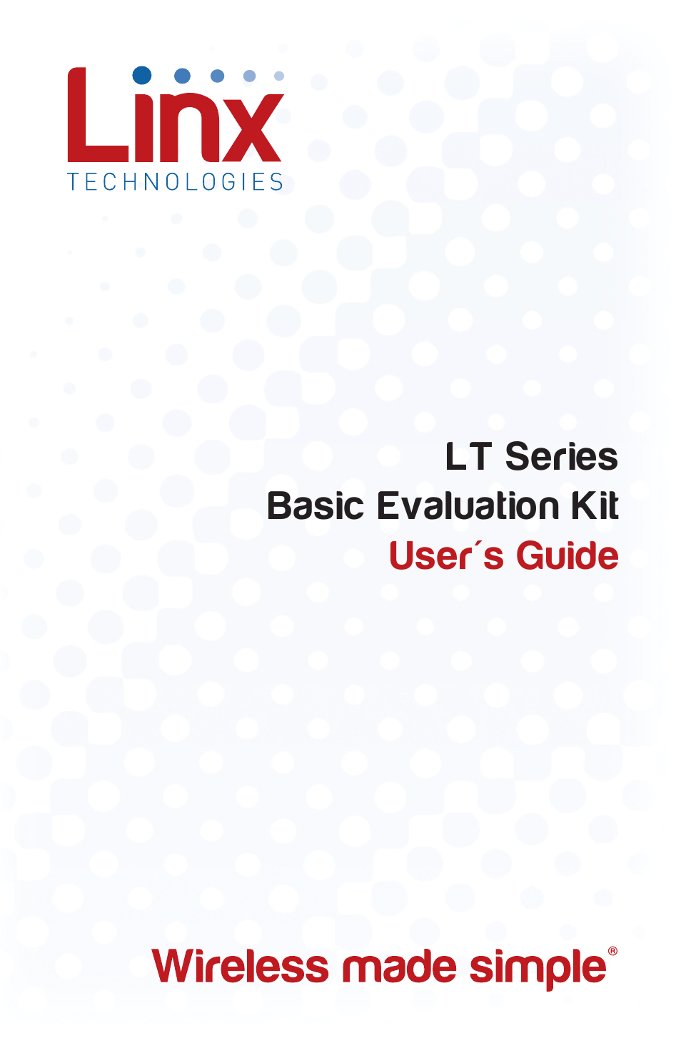 Linx Technologies EVAL-xxx-LT User Manual | 9 pages