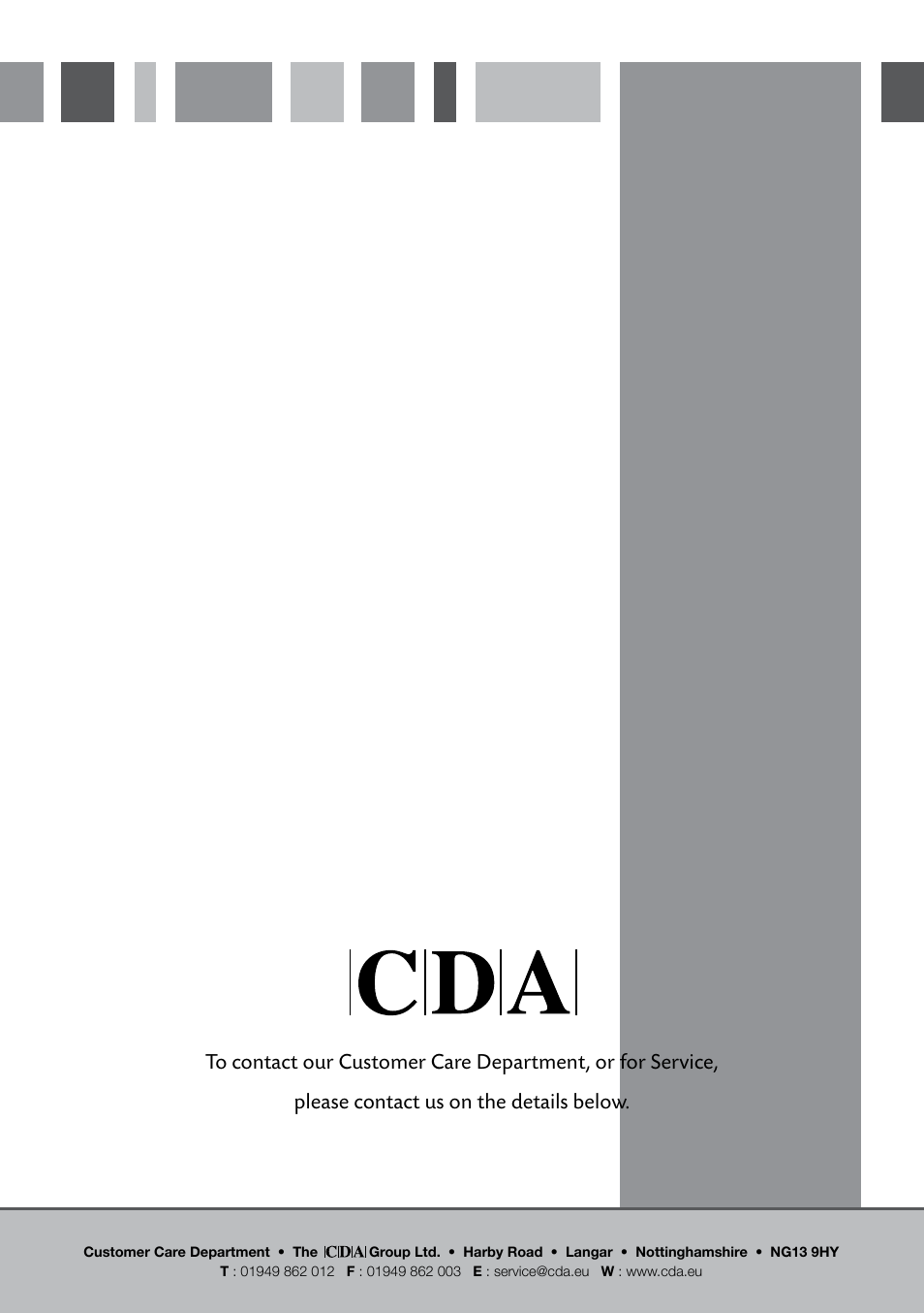 Passionate about style | CDA CVC10SS User Manual | Page 16 / 16