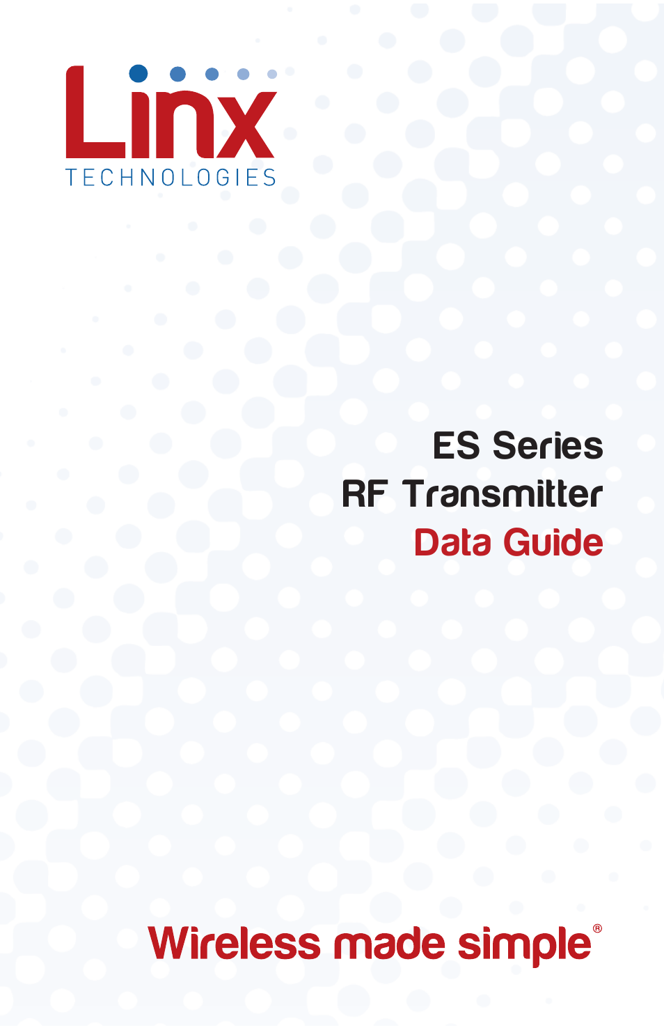 Linx Technologies TXM-xxx-ES User Manual | 17 pages