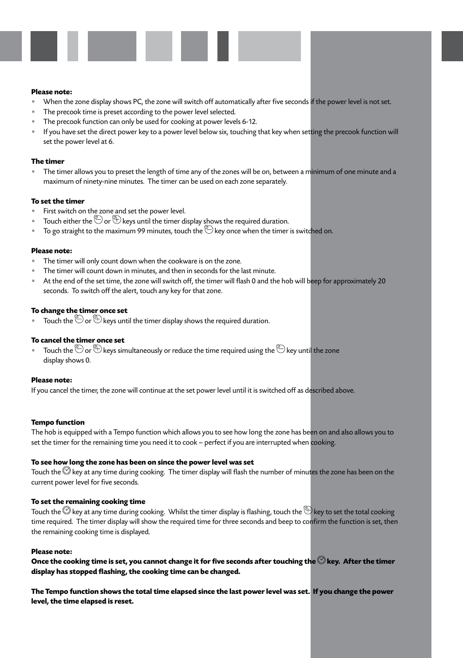 CDA INDUCTION HOB HVN61/81 User Manual | Page 6 / 16