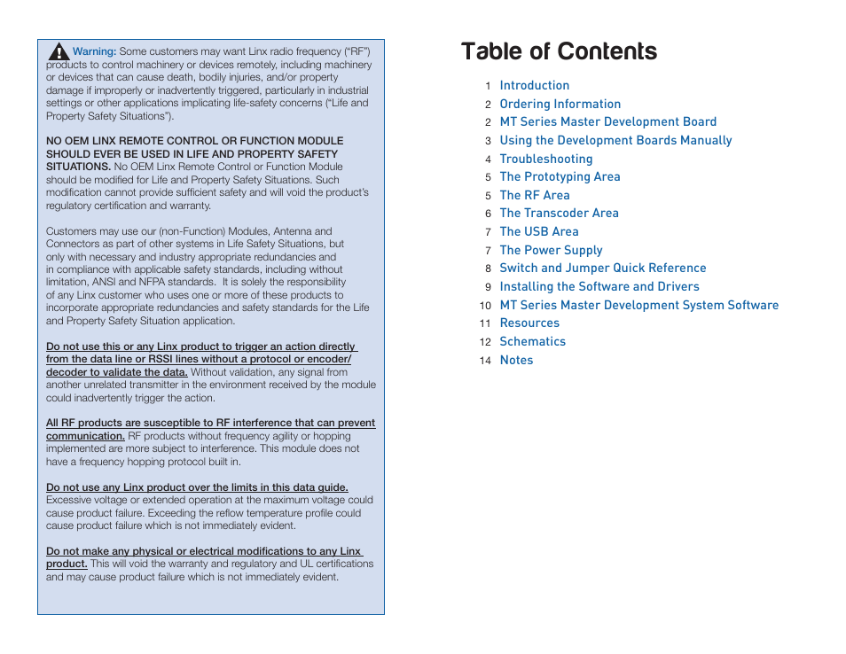 Linx Technologies MDEV-LICAL-MT User Manual | Page 2 / 11