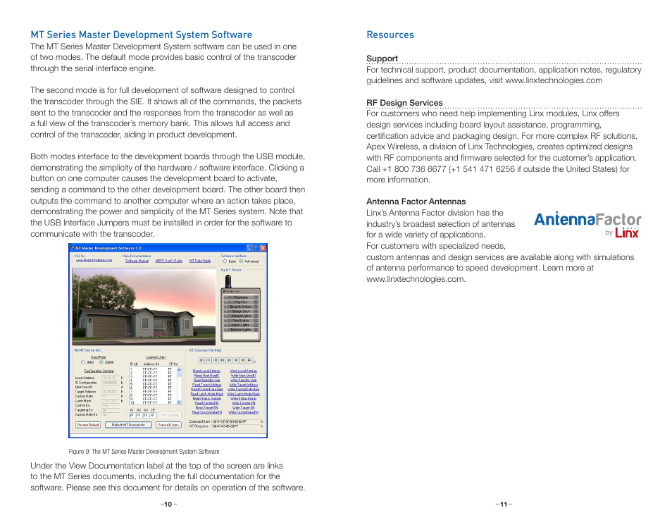 Mt series master development system software, Resources | Linx Technologies MDEV-LICAL-MT User Manual | Page 8 / 11