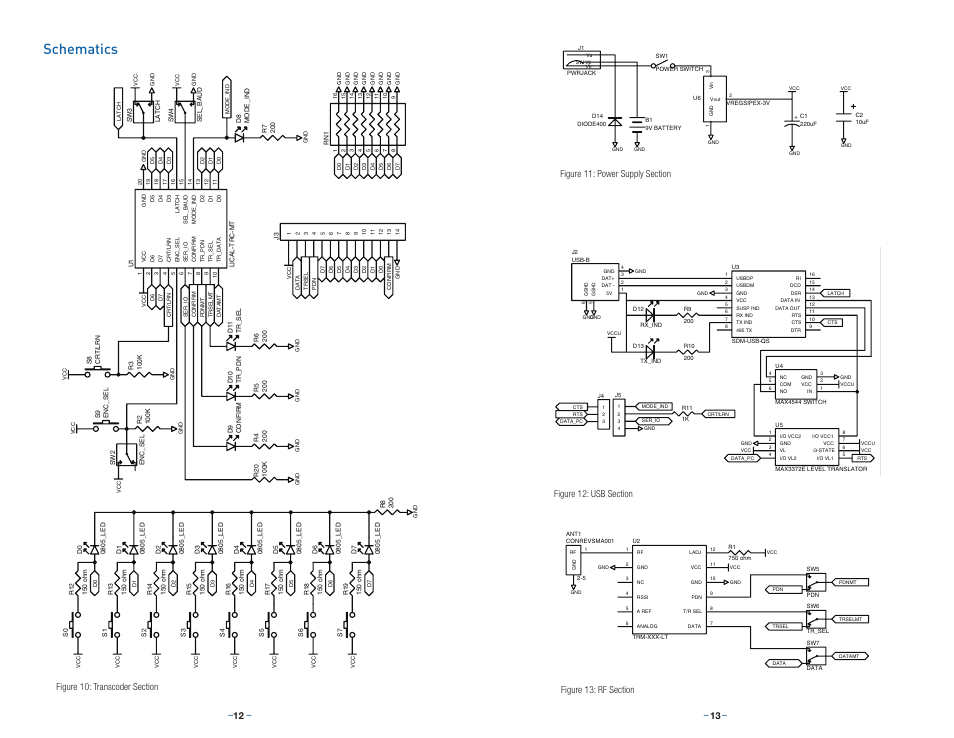 Schematics | Linx Technologies MDEV-LICAL-MT User Manual | Page 9 / 11