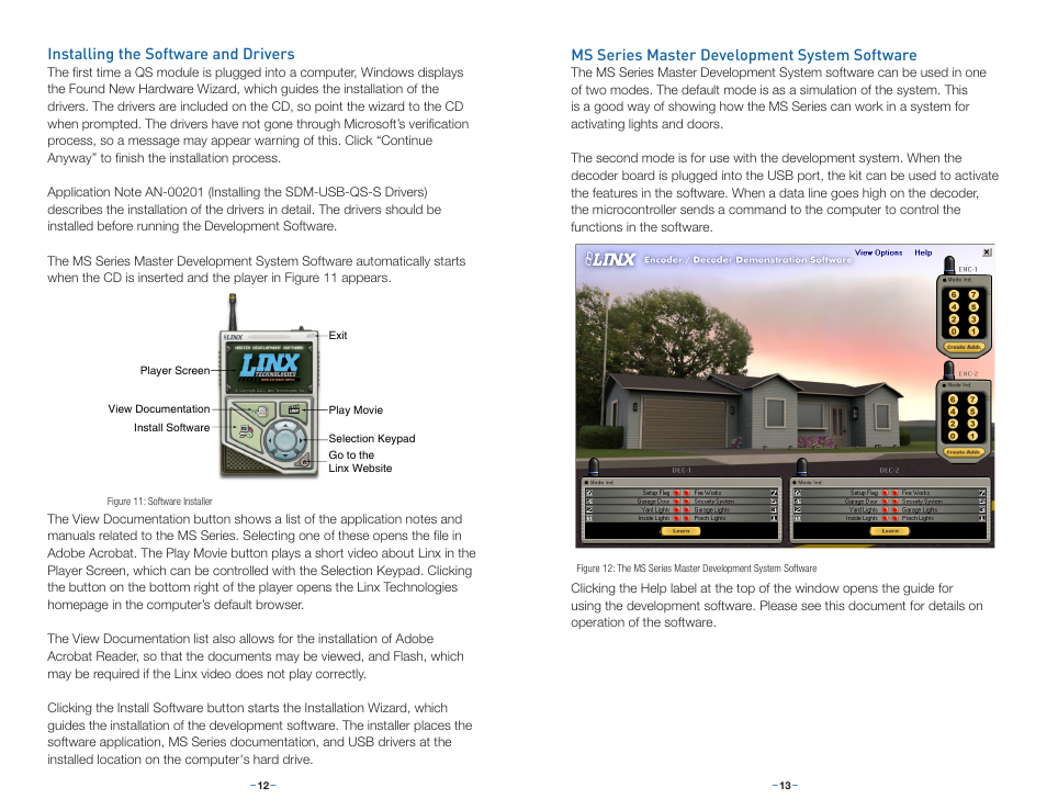 Installing the software and drivers, Ms series master development system software | Linx Technologies MDEV-LICAL-MS User Manual | Page 9 / 11