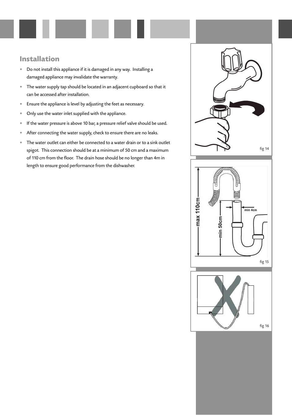 Installation | CDA WC140 User Manual | Page 15 / 18