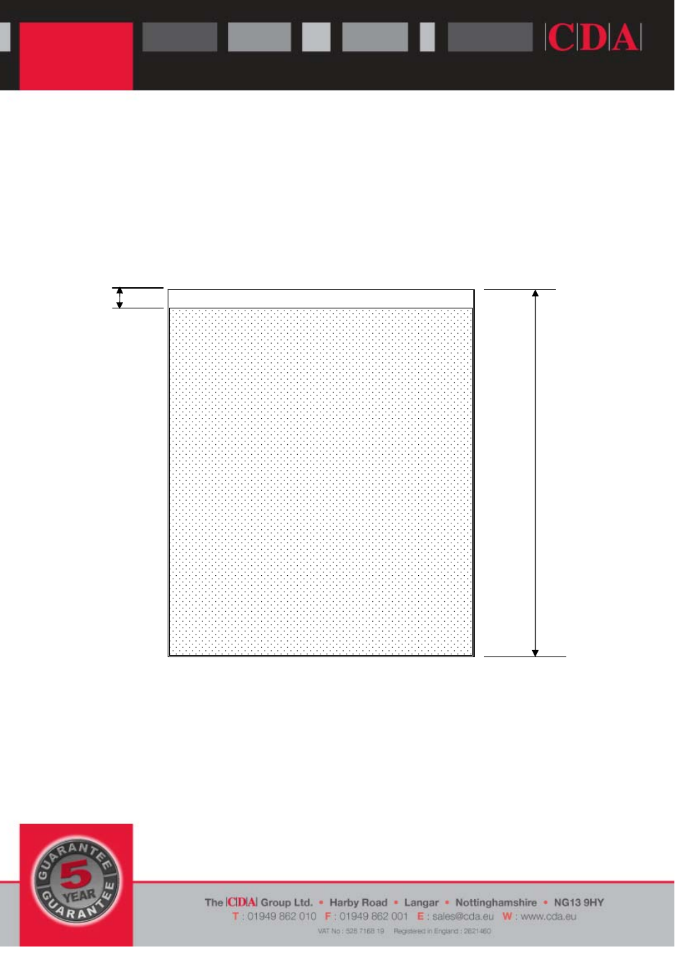 Oversized fascias | CDA WC140 User Manual | Page 17 / 18