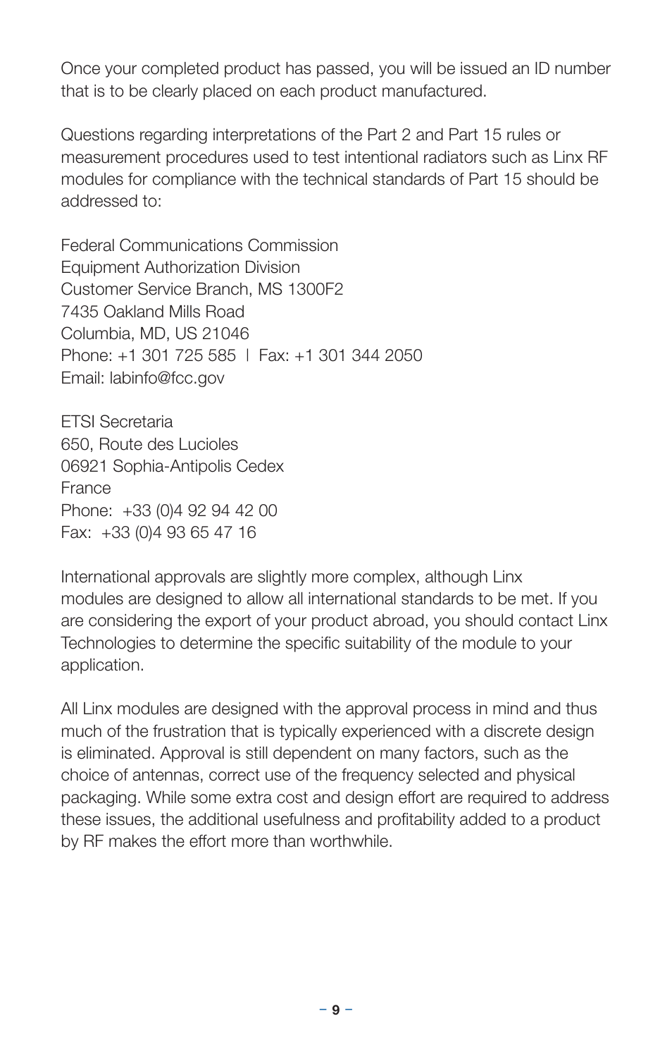 Linx Technologies EVM-868-EUR User Manual | Page 13 / 16