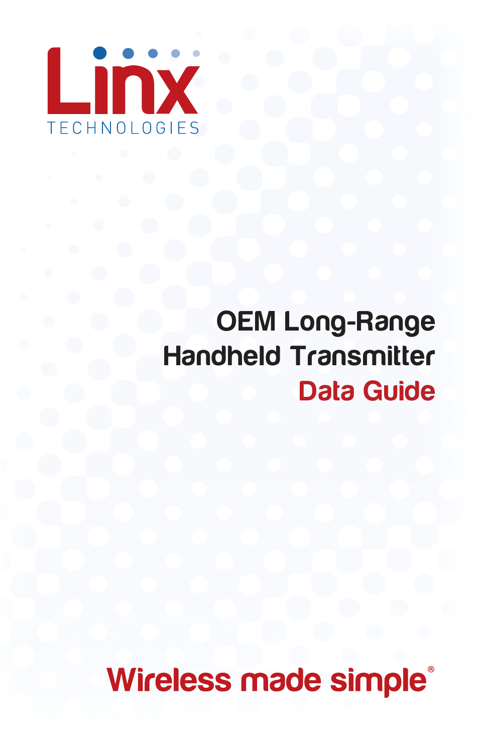 Linx Technologies CMD-HHLR-xxx User Manual | 9 pages