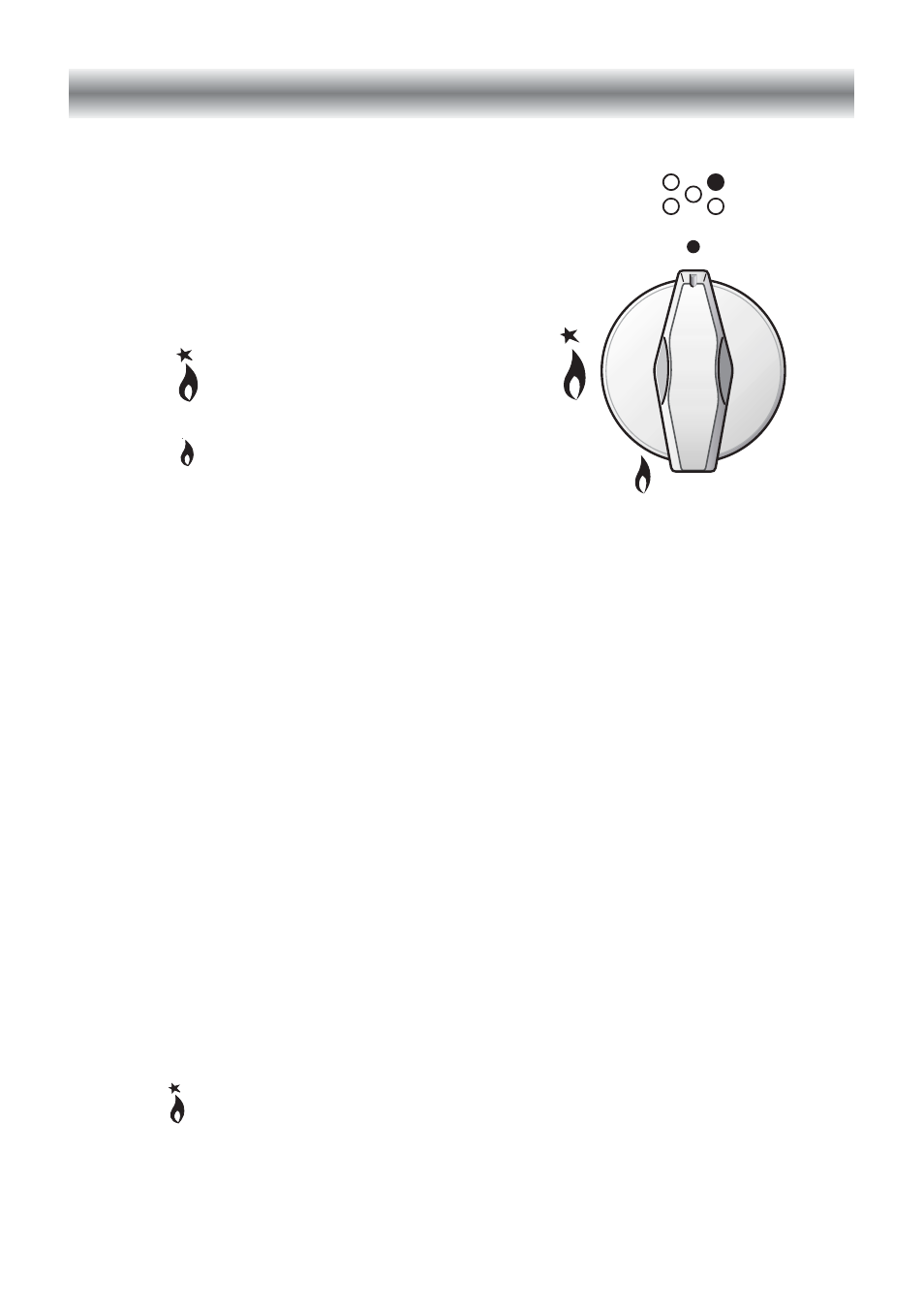 How to use the hob burners, Lighting of the hob burners, Electric ignition | Hob burners | CDA RC 9020 User Manual | Page 11 / 48