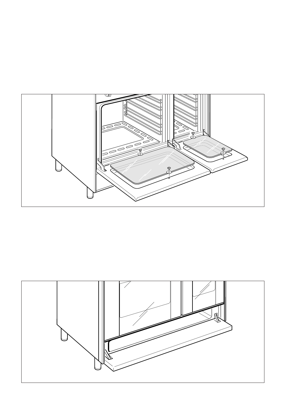 Storage compartment, Removal of the inner glass door panel | CDA RC 9020 User Manual | Page 27 / 48