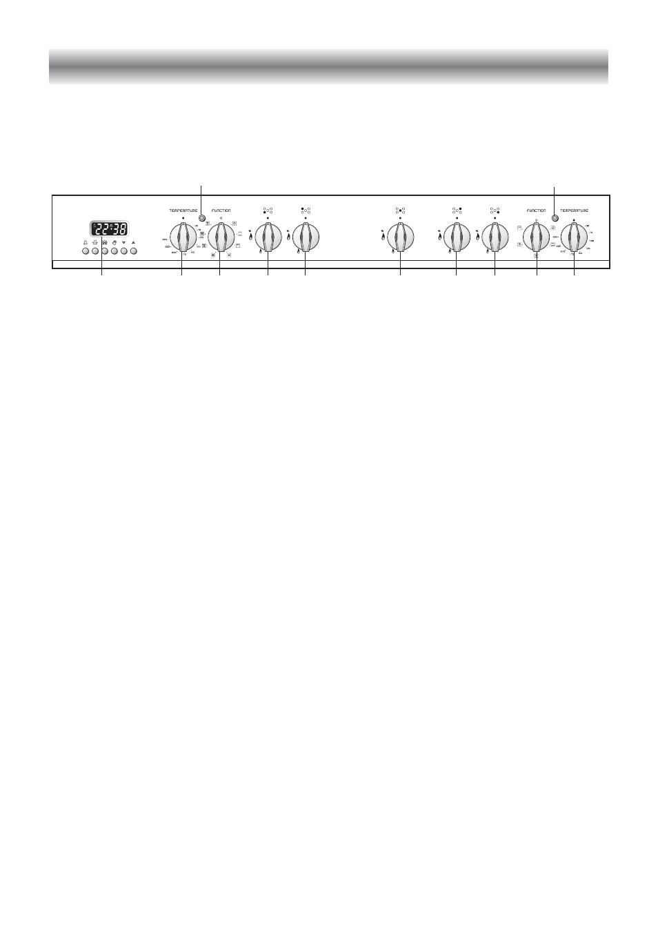 Control panel, Control panel - controls description, Pilot lamps | CDA RC 9020 User Manual | Page 6 / 48