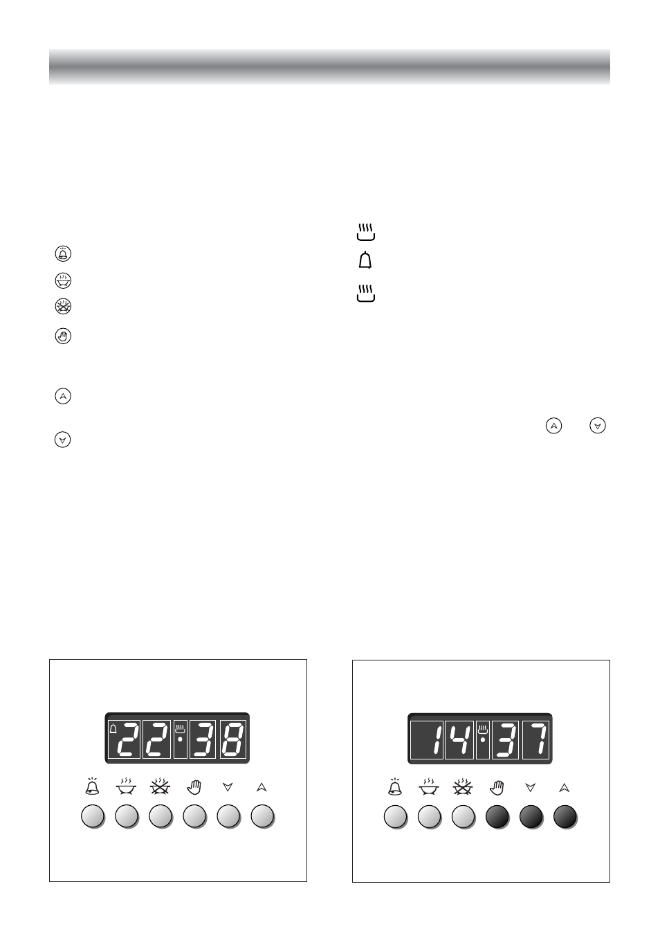 Electronic programmer, Main oven only) | CDA RC 9020 User Manual | Page 7 / 48
