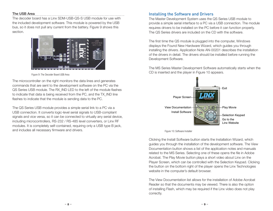 Installing the software and drivers | Linx Technologies MDEV-xxx-HH-KF-MS User Manual | Page 7 / 11