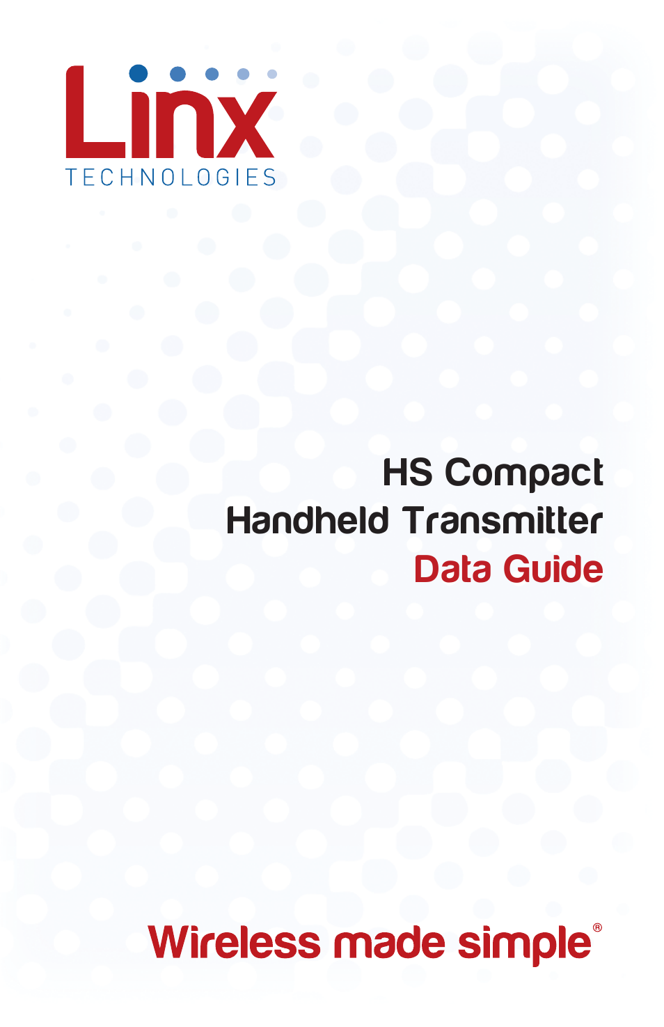 Linx Technologies OTX-xxx-HH-CP8-HS User Manual | 11 pages