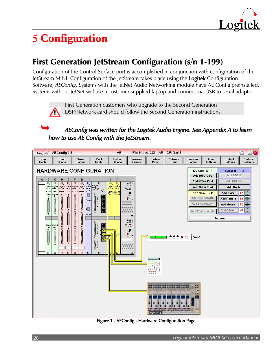 5 configuration | Logitek Electronic Systems JetStream Audio Networking Platform User Manual | Page 26 / 55