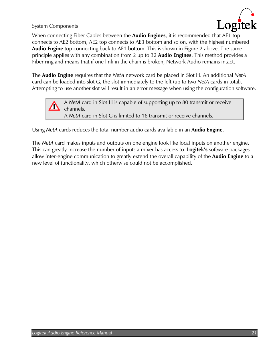 Logitek Electronic Systems AE-32 Audio Engine User Manual | Page 23 / 46