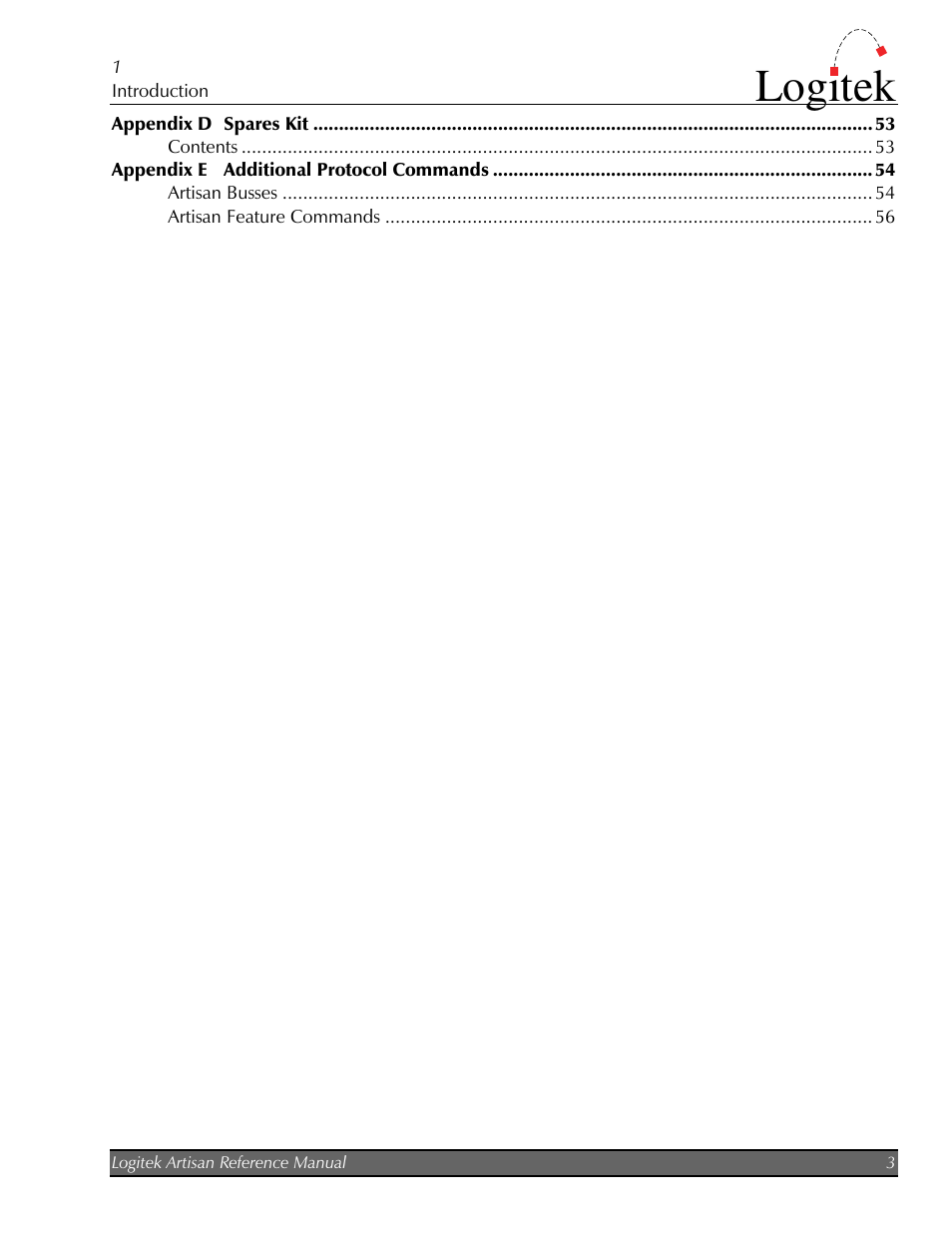 Logitek | Logitek Electronic Systems Artisan User Manual | Page 5 / 64