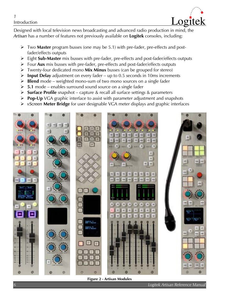 Logitek | Logitek Electronic Systems Artisan User Manual | Page 8 / 64