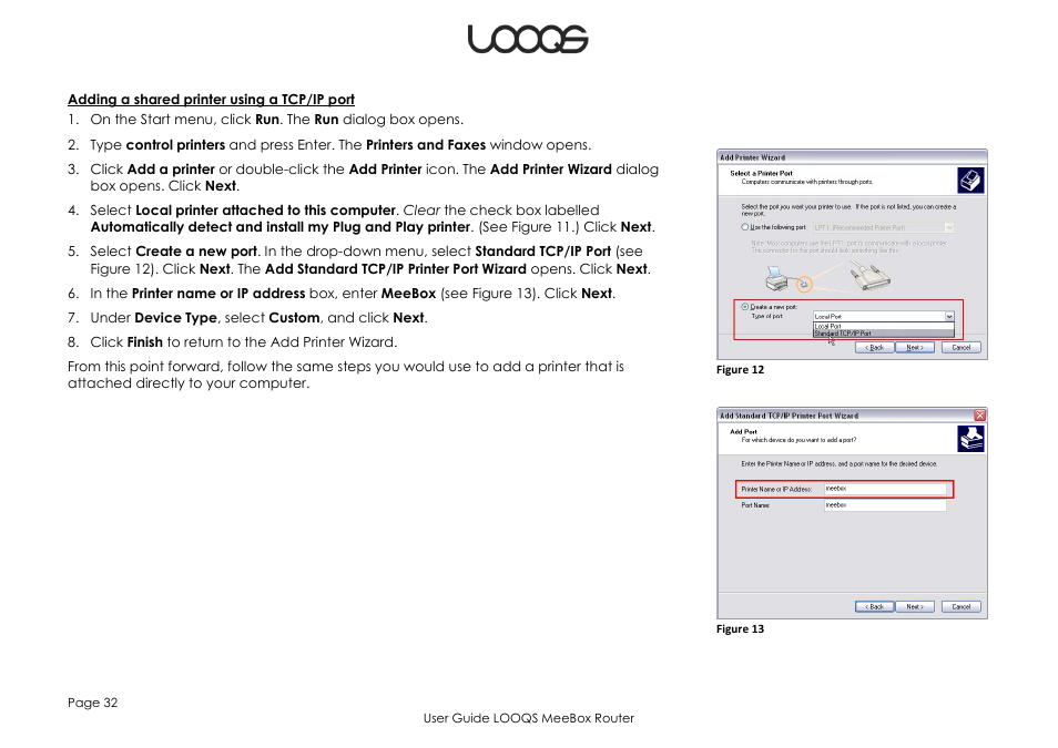 LOOQS MeeBox Router User Manual | Page 32 / 76
