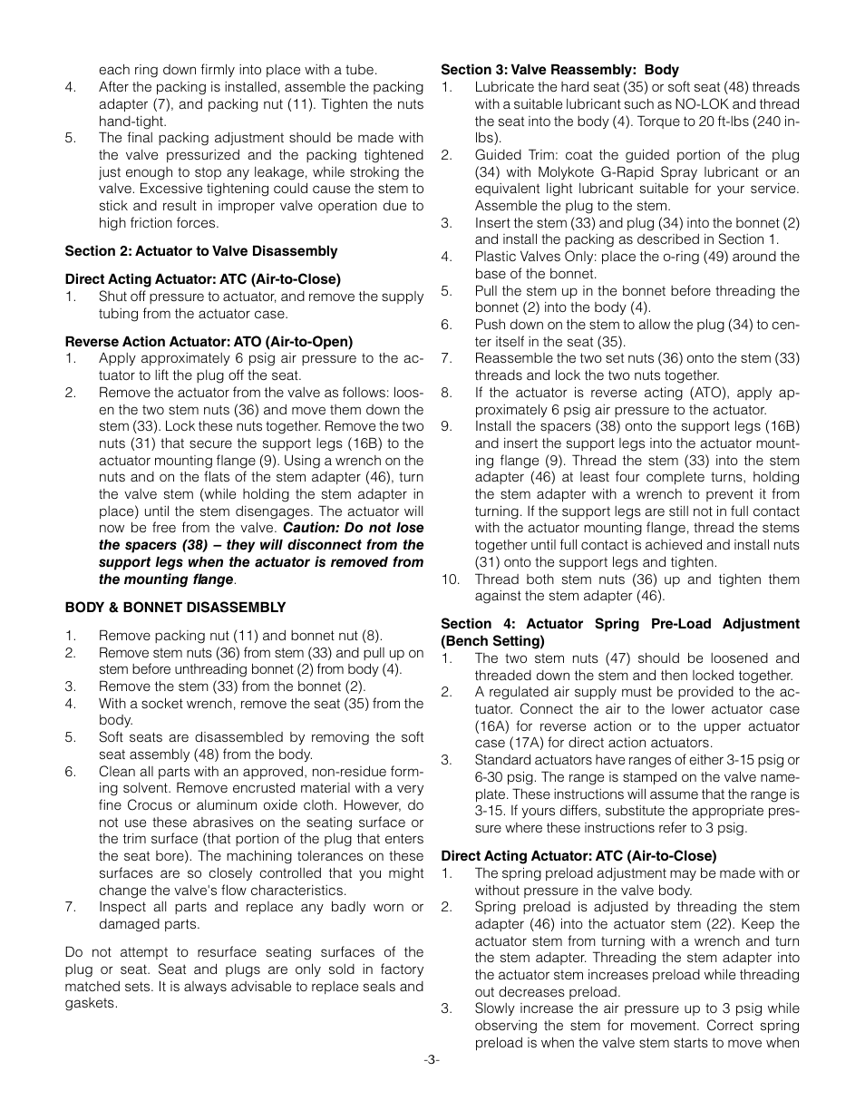 LowFlow 8000 Series Control Valve User Manual | Page 3 / 6