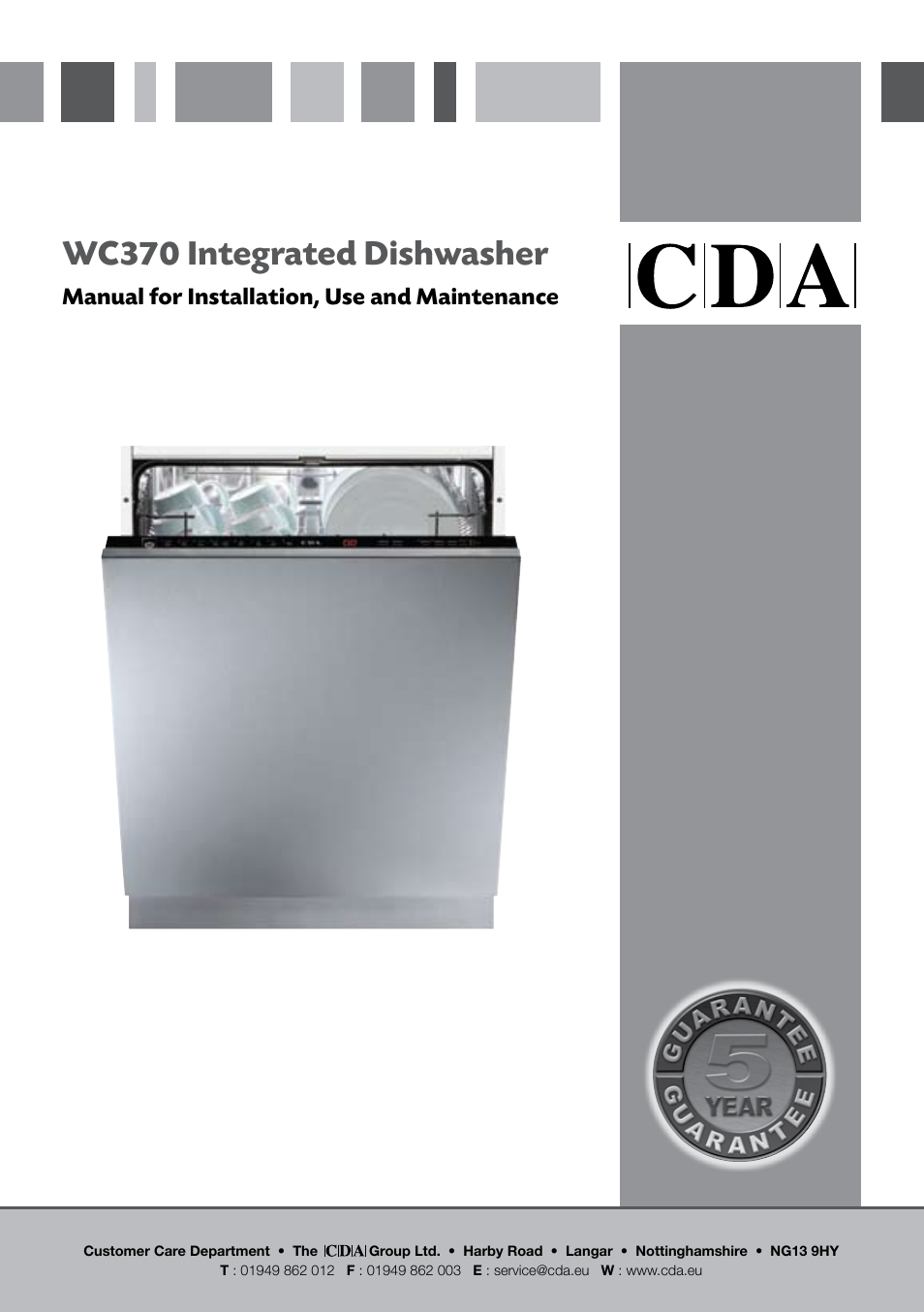 CDA WC370 User Manual | 21 pages