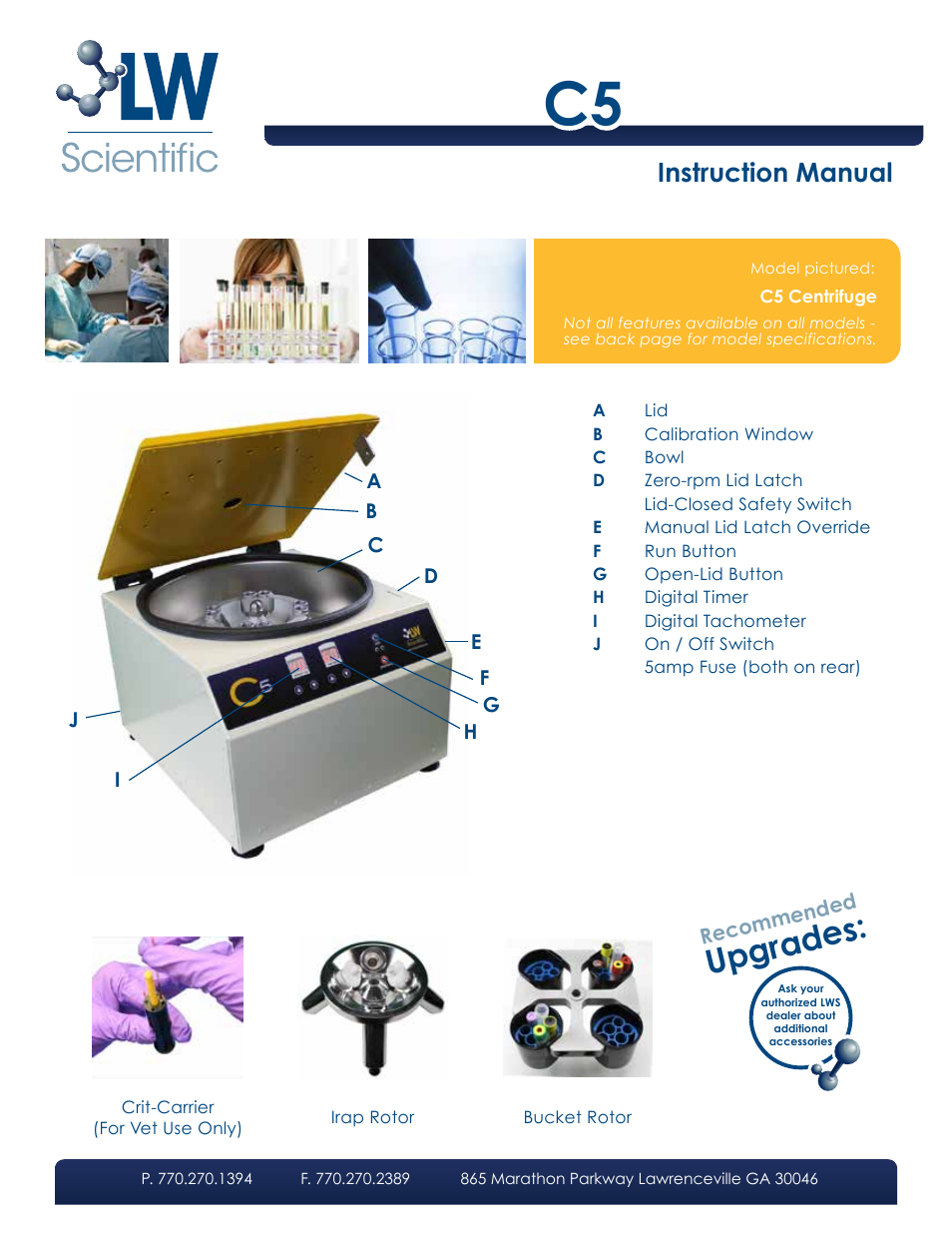 LW Scientific USA C5 User Manual | 4 pages