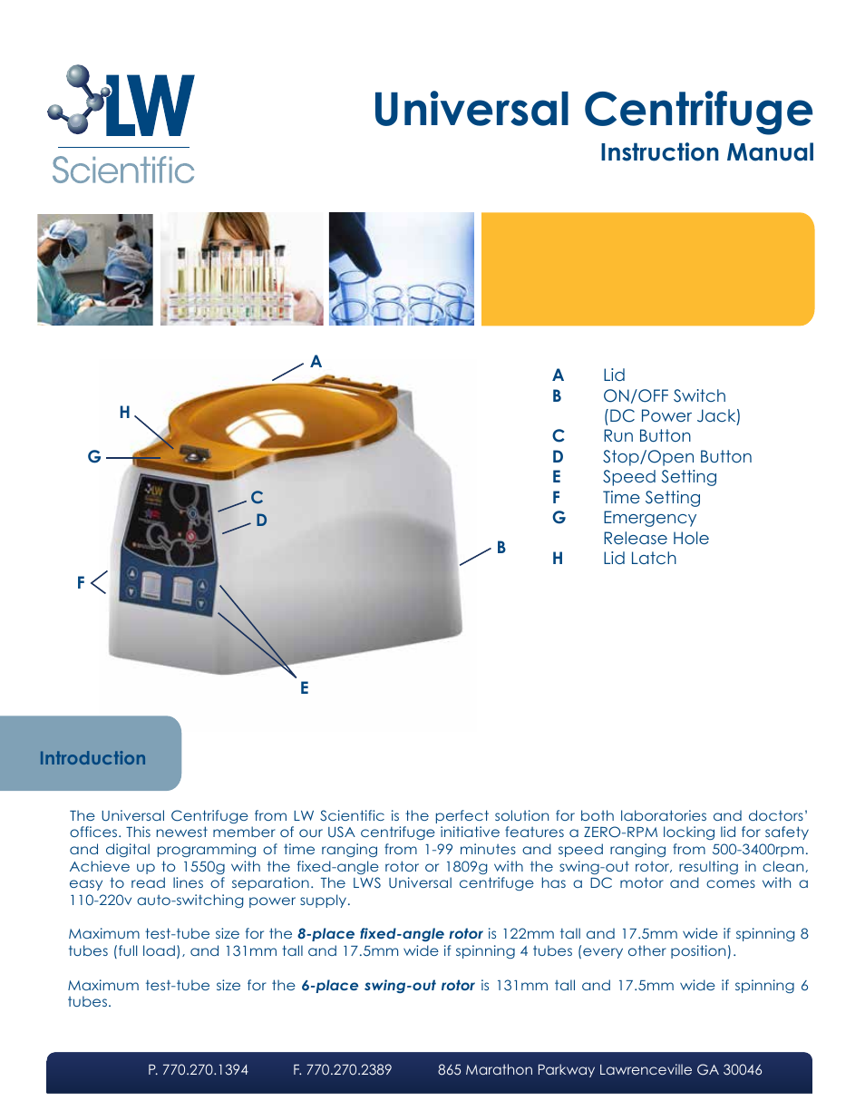 LW Scientific USA Universal User Manual | 4 pages