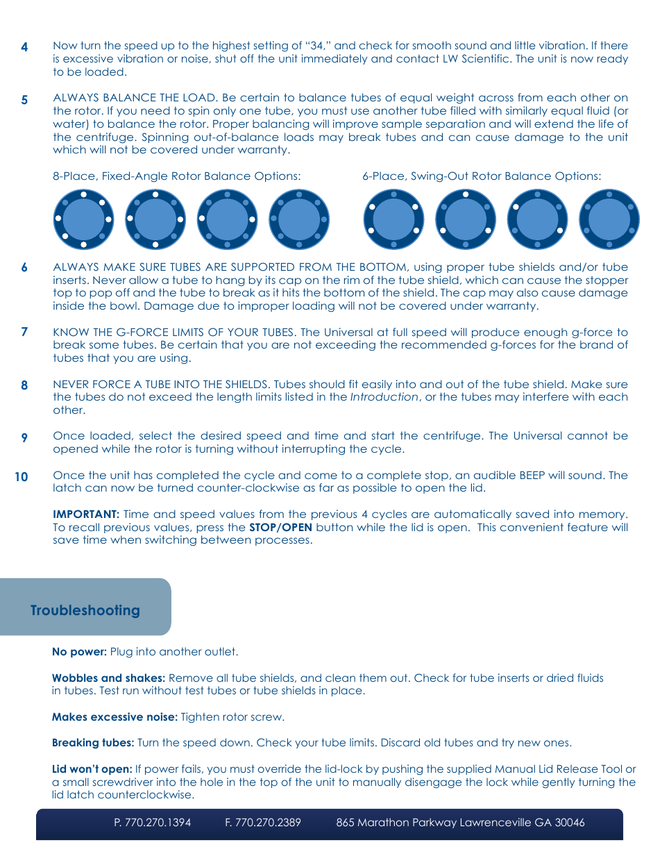 Troubleshooting | LW Scientific USA Universal User Manual | Page 3 / 4