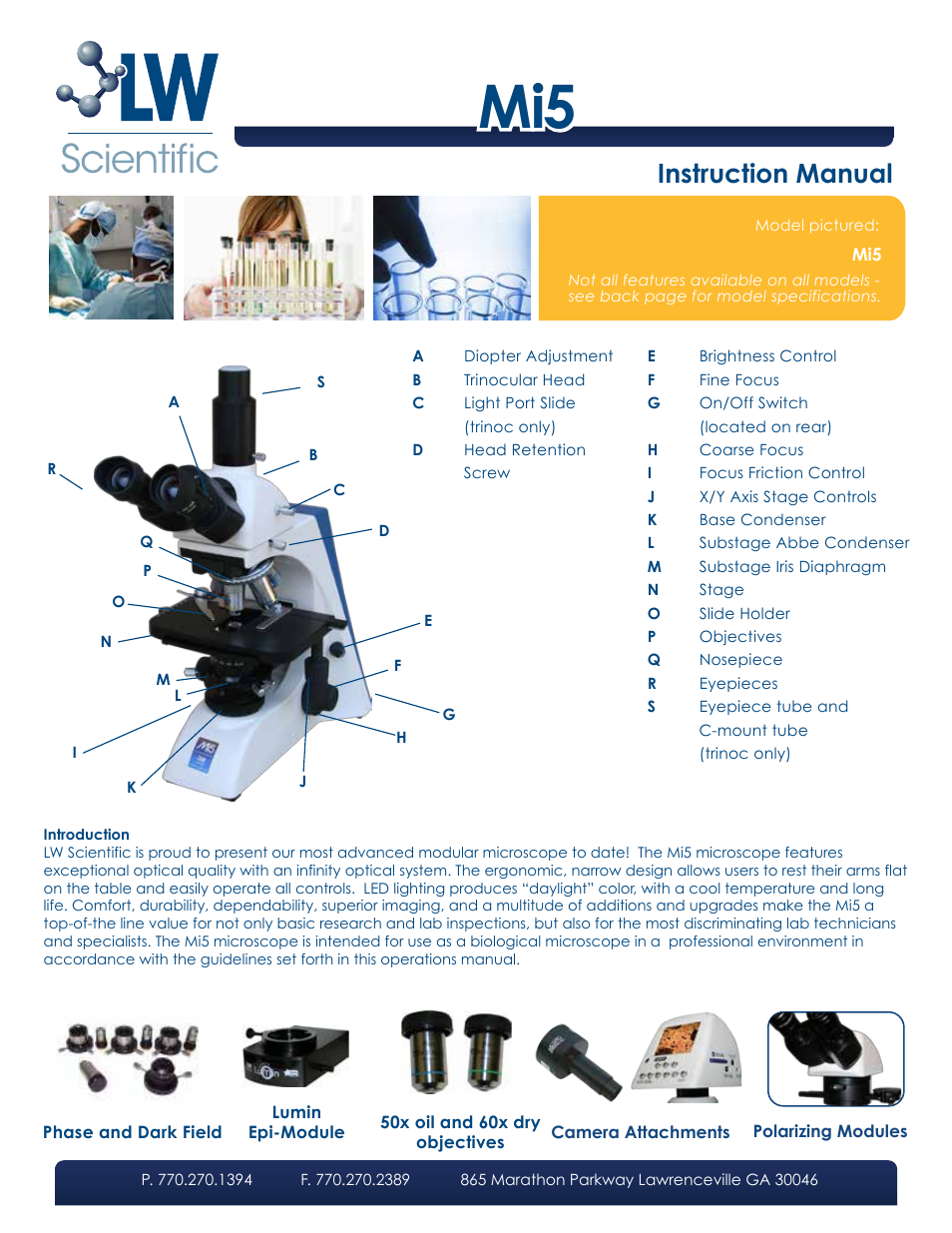 LW Scientific Mi5 User Manual | 4 pages